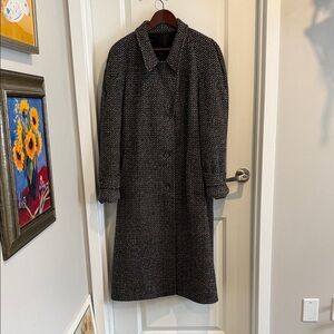Wool Tweed Long Coat